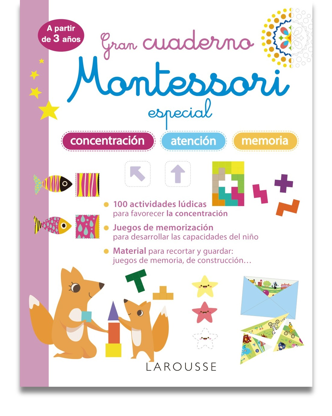 3 años - gran cuaderno montessori especial concentracion, atencion y  memoria. Aa. Vv. / Shutterstock (il. ).