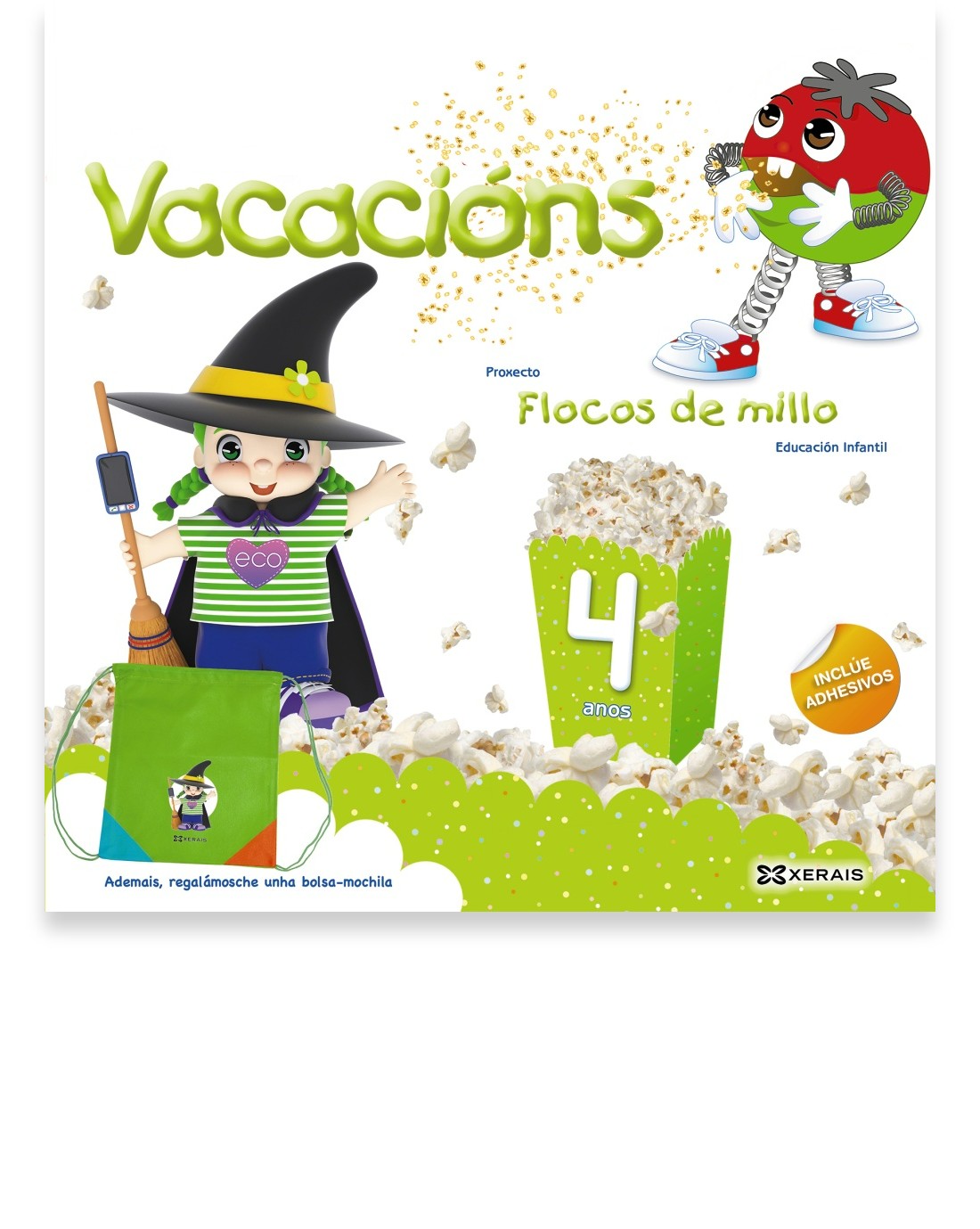 Flocos de millo. Vacacións 4 anos