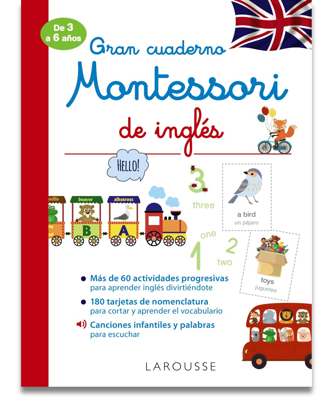 Gran cuaderno Montessori de inglés