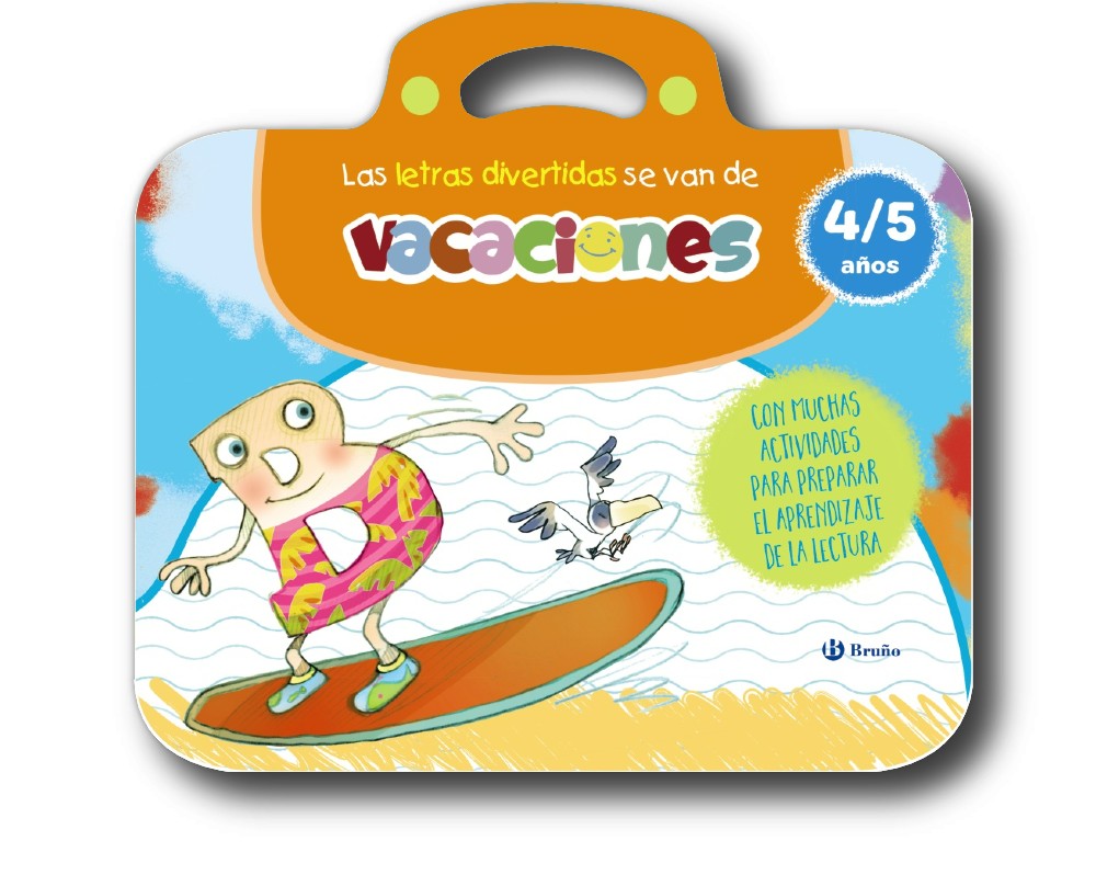 Las letras divertidas se van de vacaciones. 4-5 años