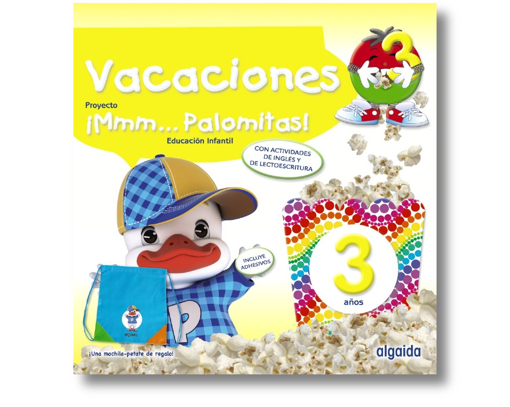 ¡Mmm... Palomitas! 3 años. Cuaderno de vacaciones