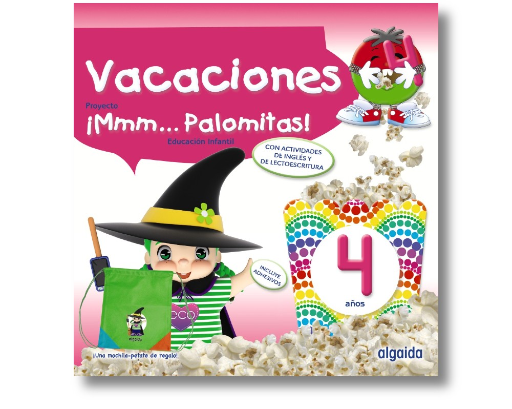 ¡Mmm... Palomitas! 4 años. Cuaderno de vacaciones