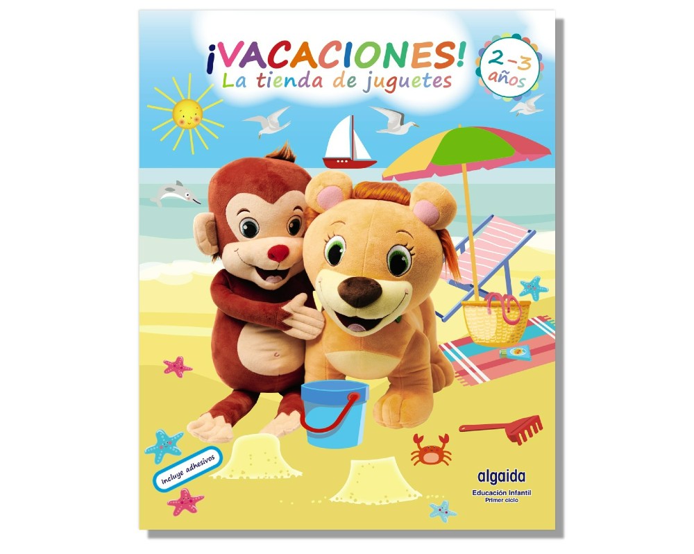 Cuaderno de Vacaciones. La tienda de juguetes 2-3 años