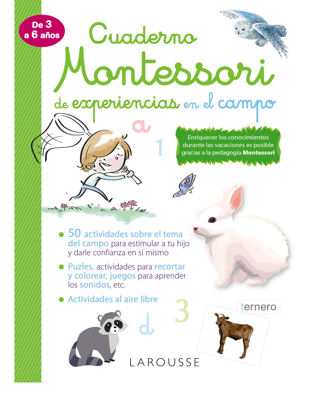 Cuaderno Montessori de experiencias en el campo