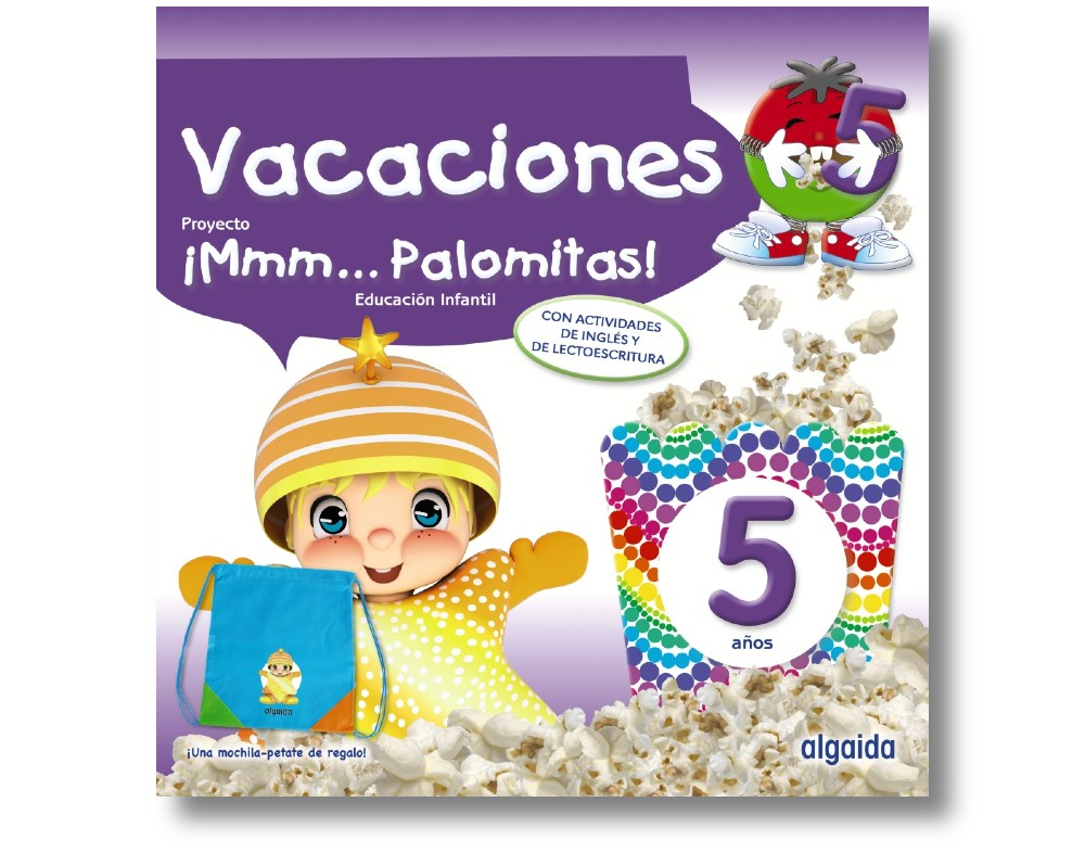¡Mmm... Palomitas! 5 años. Cuaderno de vacaciones